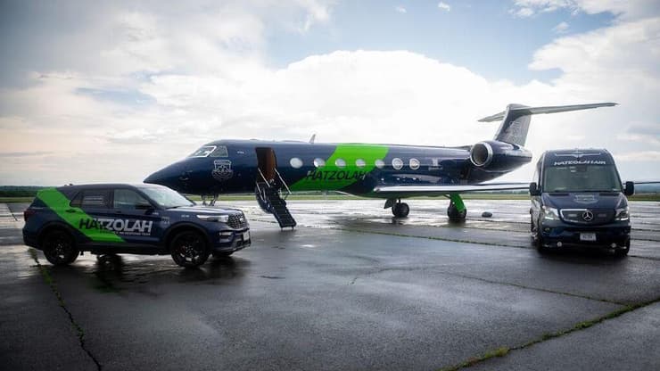 המטוס שיביא את גפן ביטון לישראל (צילום: ארגון הצלה אייר) מבצע חילוץ של גפן ביטון