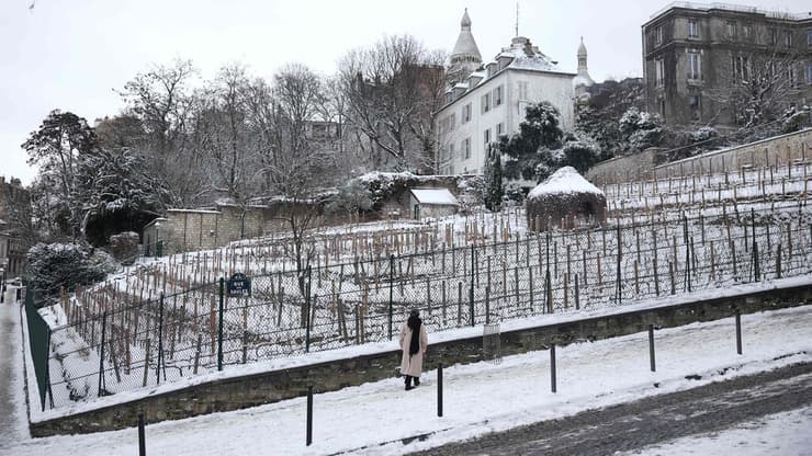 אירופה מזג אוויר גל קור צרפת שלג ב פריז