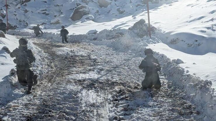צילום: דובר צה"ל כוחות צה"ל בהר החרמון