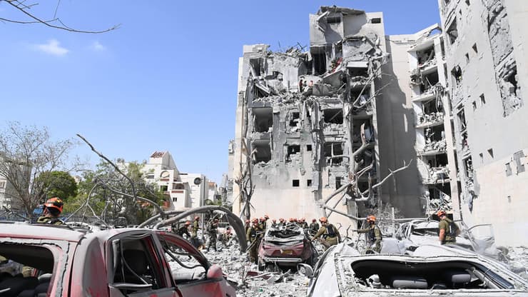 המתקפה האיראנית (צילום: הרצל יוסף) המתקפה האיראנית