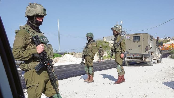 החיילים בצומת העלייה לחומש