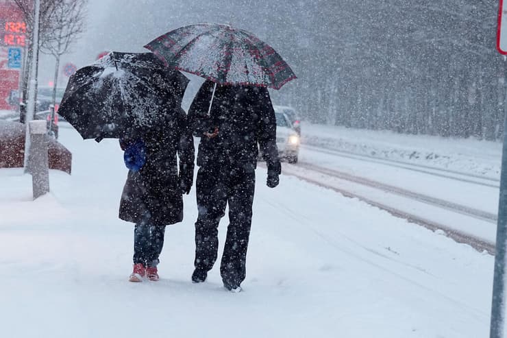 מזג אוויר גל קור אירופה דנמרק אולבורג