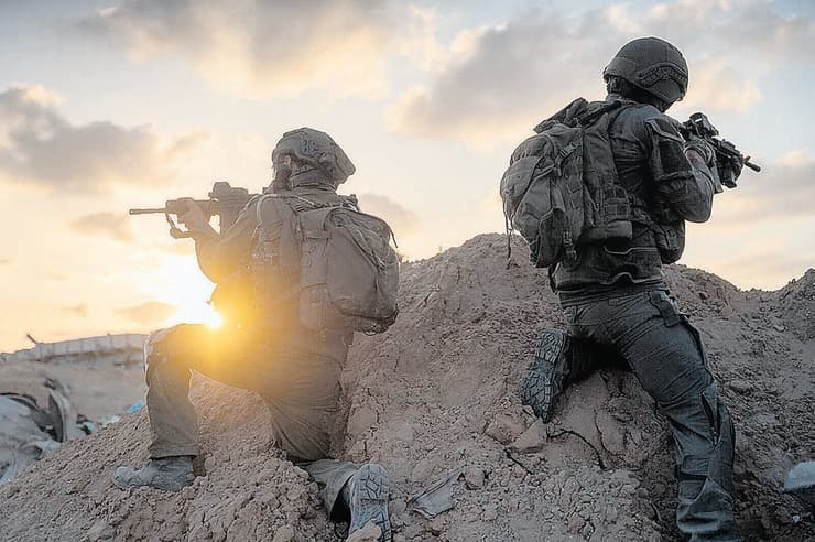 לוחמי צה"ל ברצועת עזה (צילום: דובר צה"ל) לוחמי צה"ל ברצועת עזה