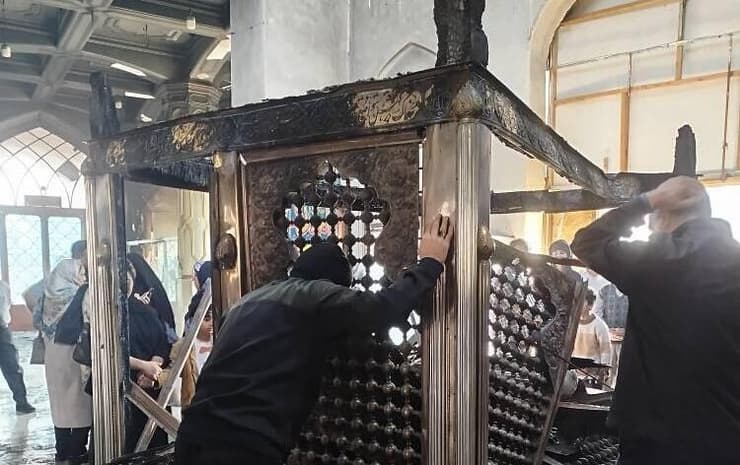 תיעוד הנזק מהמחאות שהפיץ תאגיד השידור האיראני