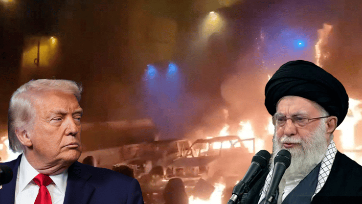 מחאות איראן עלי חאמנאי  דונלד טראמפ