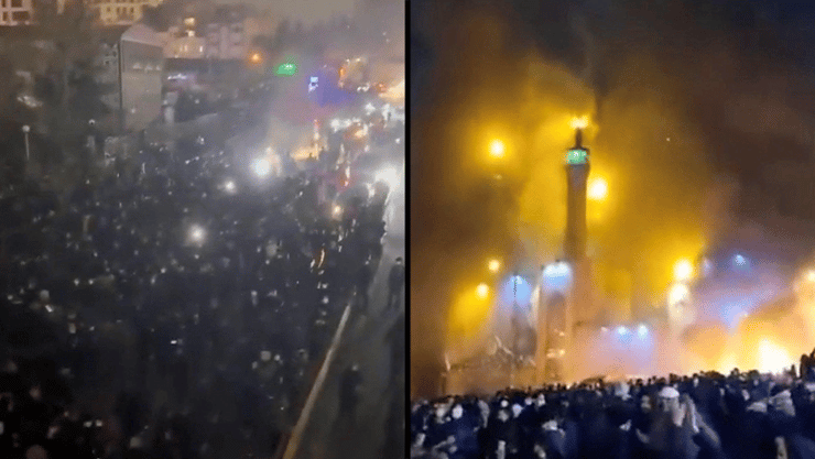 הפגנה טהרן איראן 9 בינואר