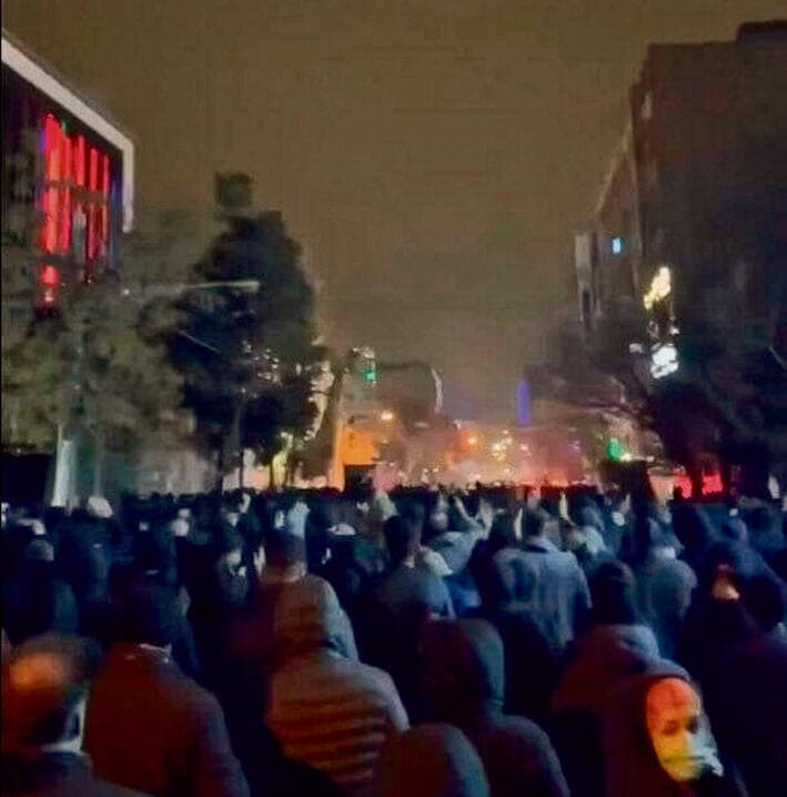 תיעוד מהמחאות באיראן | צילום: Iran International English