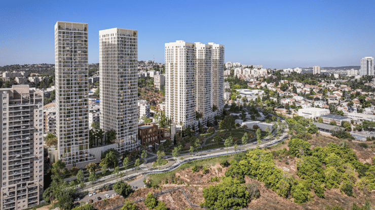 פרוייקט GARDA בירושלים של אביסרור וקשת נדל"ן (הדמייה: VIEWPOINT) פרוייקט GARDA בירושלים של אביסרור וקשת נדל"ן