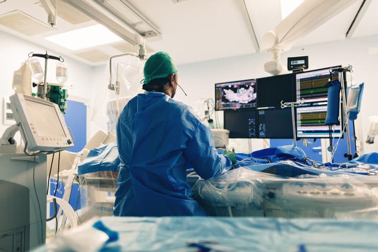 צנתור בבית חולים