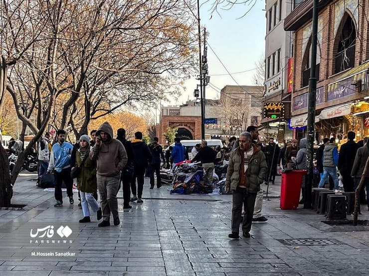 שגרה כביכול בשוק של טהרן כפי שפורסם בסוכנות הידיעות "פארס" המזוהה עם המשטר האיראני