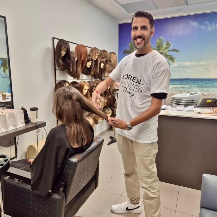 דוד פרץ, מתנדב בסלון הביוטי 