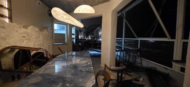 קריסת מבנה של מסעדה בנהריה