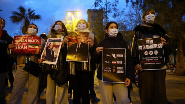 הפגנת תמיכה במחאות באיראן, ספרד