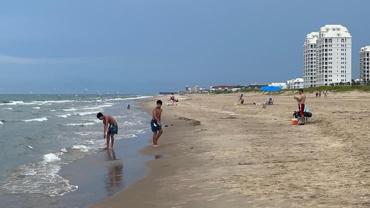 חוף הים בסאות' פדרה איילנד, טקסס