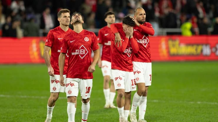 שחקני הפועל מאוכזבים