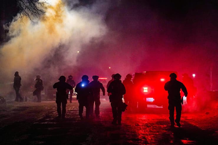 ארה"ב מינסוטה מיניאפוליס הפגנה נגד ICE והמבצע נגד ה מהגרים