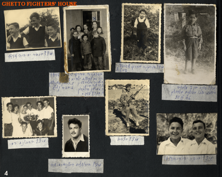 אלבום הקואורדינציה של דבורה מרישיה שושנה זילבר-פליישר (צילום: ארכיון בית לוחמי הגטאות) אלבום הקואורדינציה של דבורה–מרישיה–שושנה זילבר־פליישר