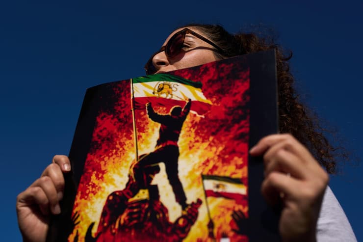 הפגנת תמיכה באיראן בתל אביב