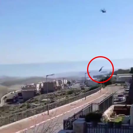 מסוק ינשוף צבאי  נפל  ליד ירושלים בגוש עציון