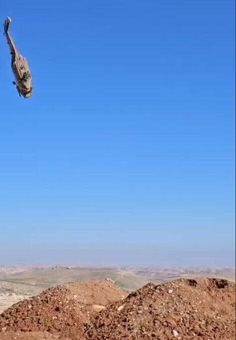 מסוק ינשוף צבאי  נפל  ליד ירושלים, גוש עציון 