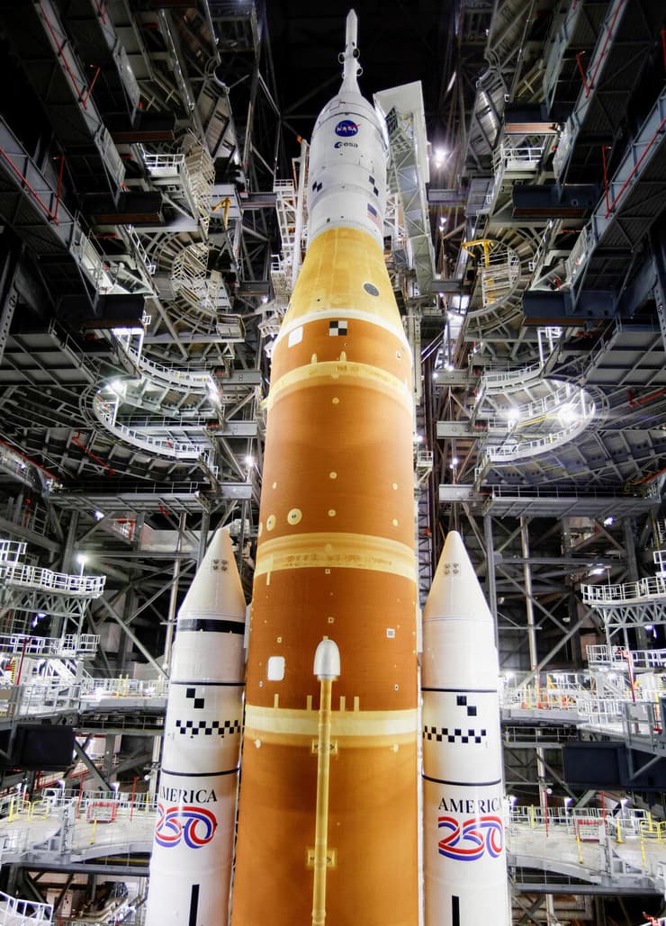 חלקו העליון של המשגר ועליו החללית