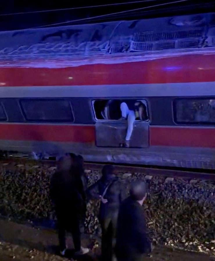 ספרד תאונת רכבות רכבת