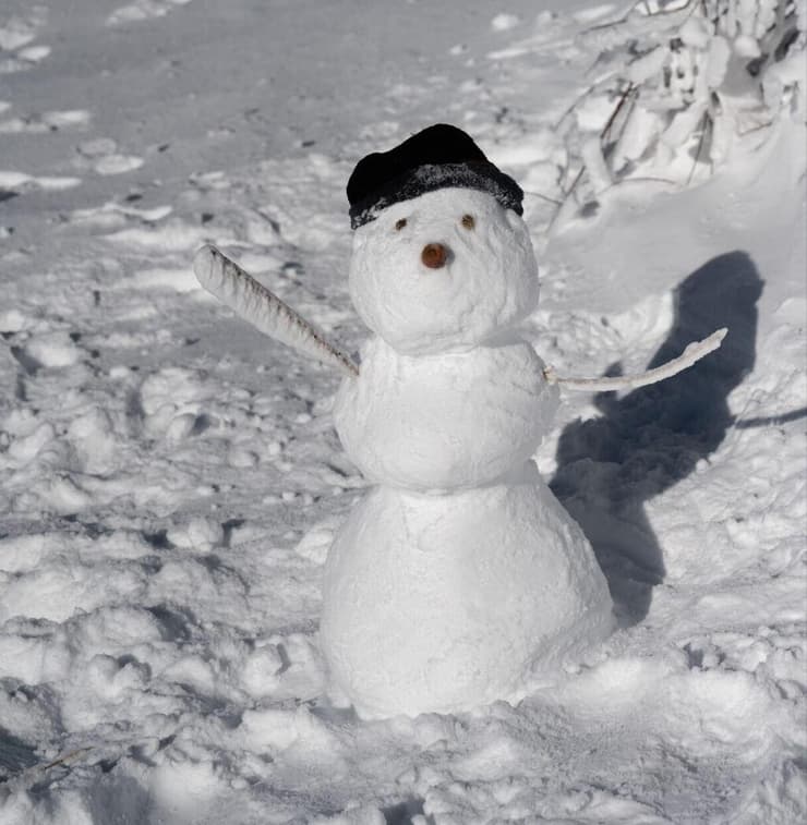 מבקרים בהר החרמון בסוף השבוע 