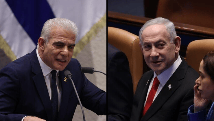 בנימין נתניהו יאיר לפיד