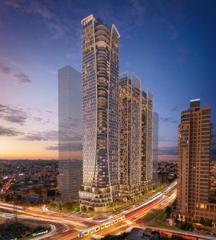 הדמיית פרויקט פינוי בינוי בדרך חברון בירושלים