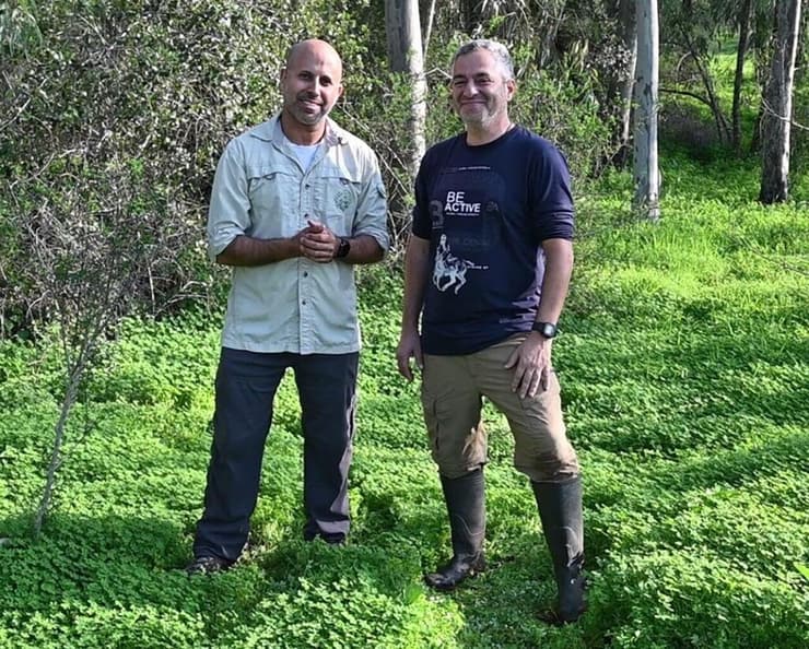 : ד״ר עודד כהן ממכון שמיר וד"ר מאור מצרפי ממכון וולקני