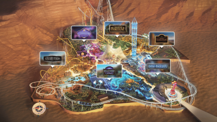 סעודיה: הפארק החדש של Six Flags יצא לדרך