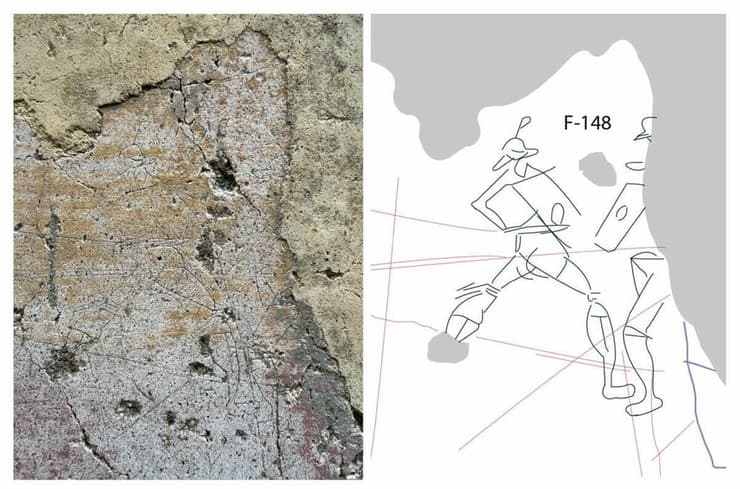 כתובת שהתגלתה בפומפיי ומלמדת על קרב גלדיאטורים