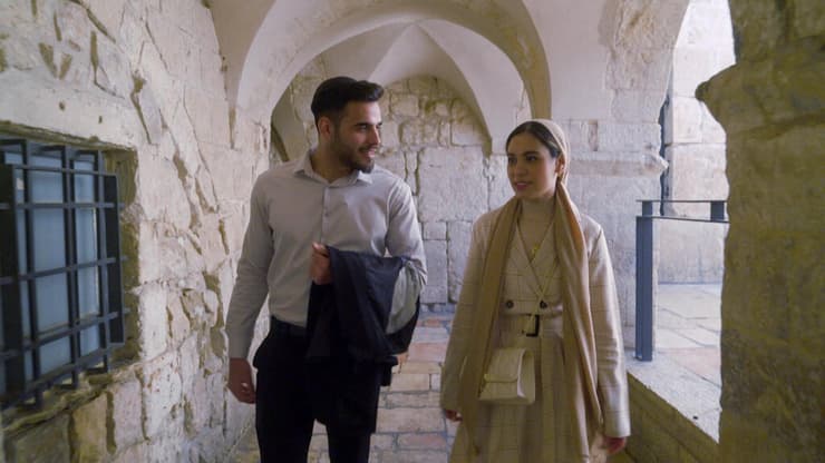 מעיין רות שלום וישראל דויטש, מתוך "ווארט" (צילום: רשת 13) מעיין רות שלום וישראל דויטש, מתוך "ווארט"