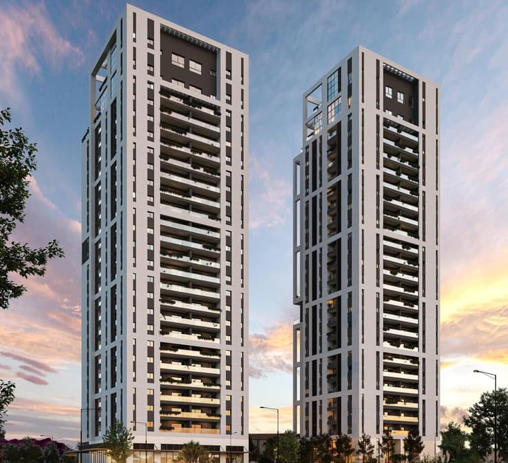 הדמיית פרויקט התחדשות עירונית בכפר גנים פתח תקווה