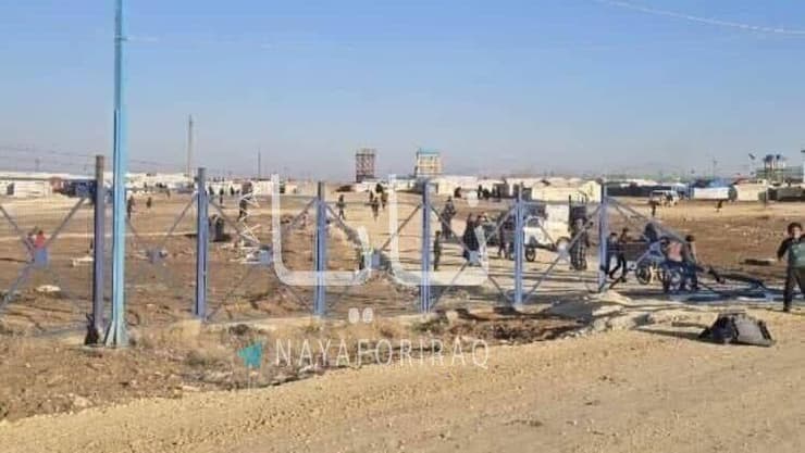 בריחת לכאורה של משפחות דאעש ממחנה אל הול ב סוריה
