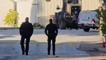 כוחות הביטחון הגיעו להרוס את מטה אונרא בירושלים שנמצא בגבעת התחמושת