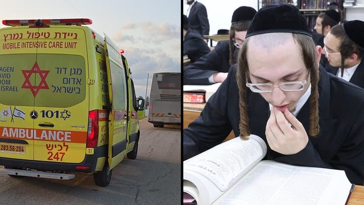 היה לנהג את הזמן לעצור את האוטובוס". נפתלי קרמר ז"ל וזירת התאונה (צילום: תיעוד מבצעי מד"א, שמואל דריי) היה לנהג את הזמן לעצור את האוטובוס". נפתלי קרמר ז"ל וזירת התאונה
