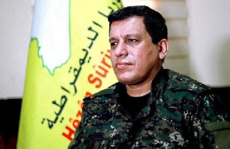 סוריה מזלום עבדי מפקד הכוחות הסוריים הדמוקרטיים SDF כורדים כורדיים