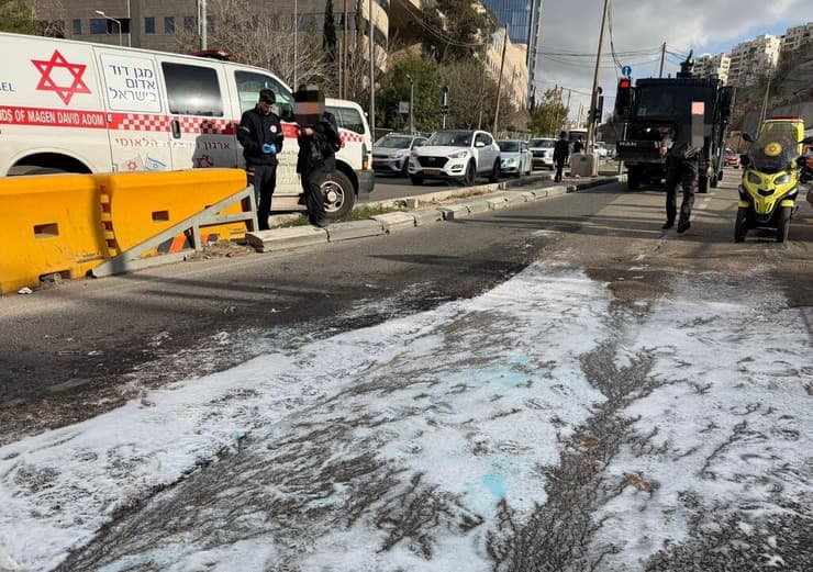 דריסת חרדי בירושלים