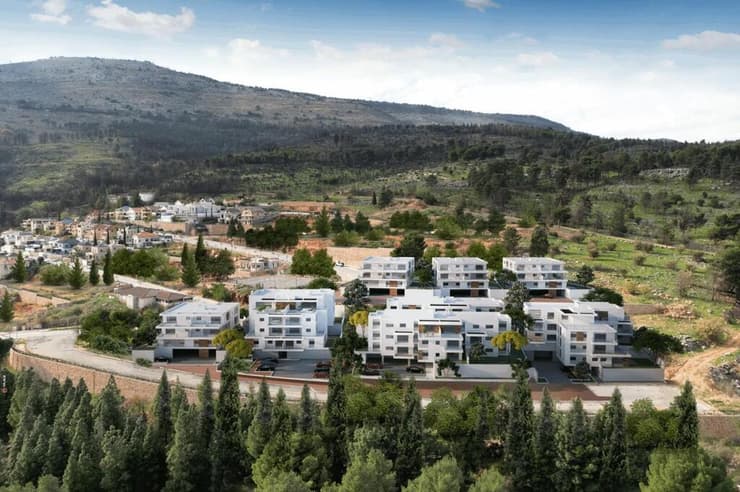 הדמיית פרויקט מגורים בקריית שמונה 