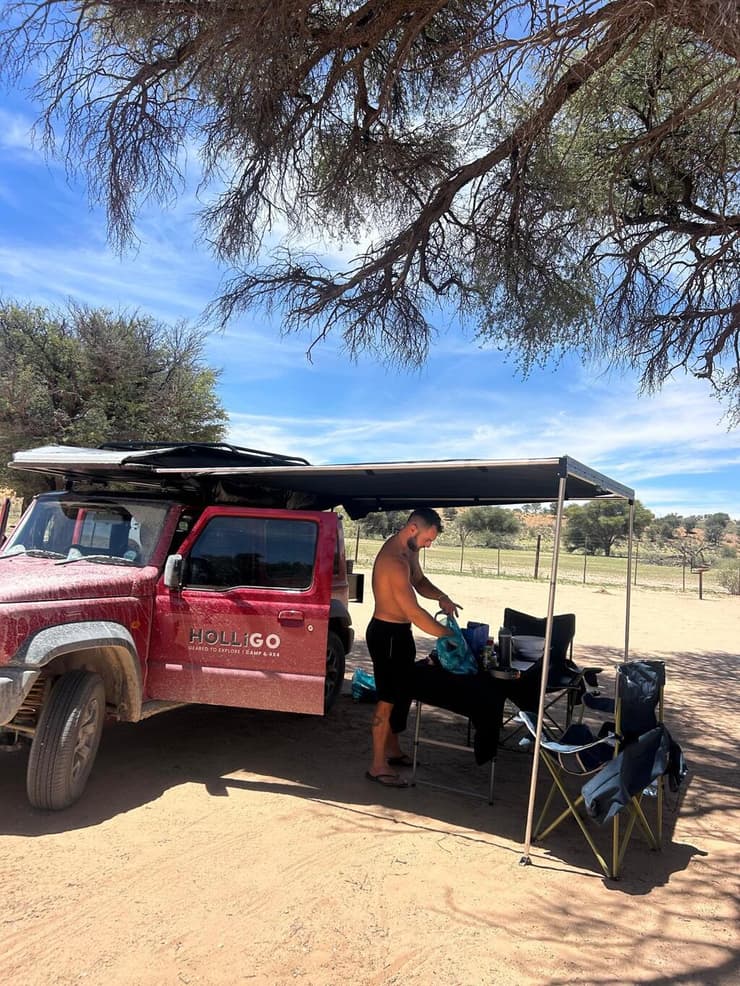 ארוחת בוקר בשטח