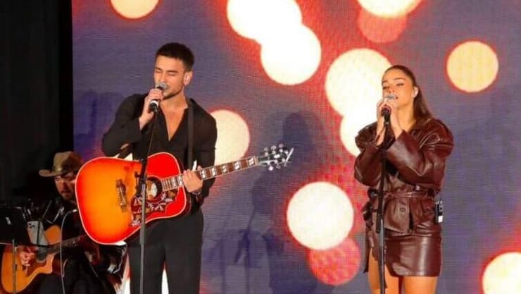 נועה קירל ואגוסטין ברנסקוני