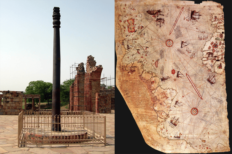 הקביעות וההשערות מגיעות זו אחרי זו: הנה מפה מהמאה ה-16 שהיא העתק של צילום מהאוויר; הנה עמוד ברזל בן אלפי שנים שלא מחליד. המפה מטורקיה ועמוד הברזל (שכן החליד) מהודו 