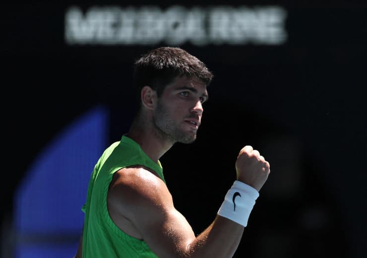 ניצחון קליל. אלקראס (צילום: REUTERS/Edgar Su) אלקראס