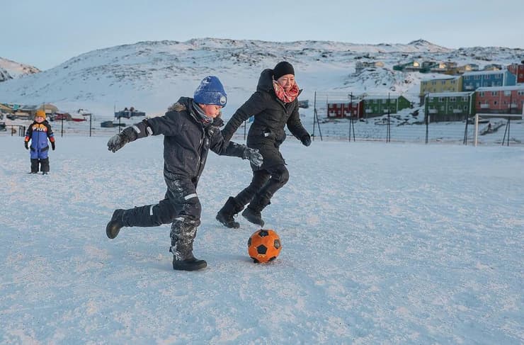 למרות הנופים היפים, היא לא חברה בפיפ"א (צילום: Joe Raedle - Getty Images) גרינלנד