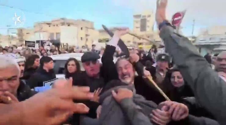 אלימות מפגינים והפרת סדר במחאה נגד אלימות בכפר יאסיף