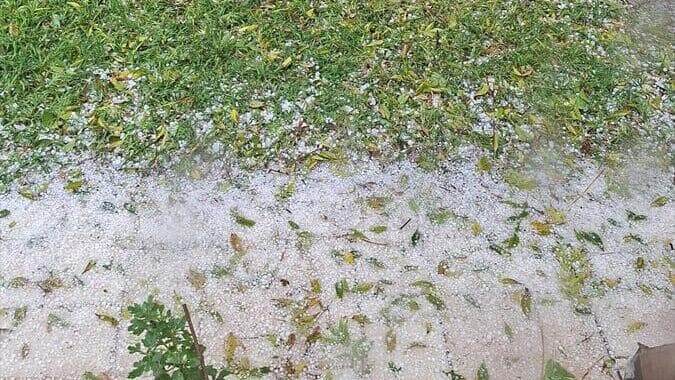 ברד בעמק חפר