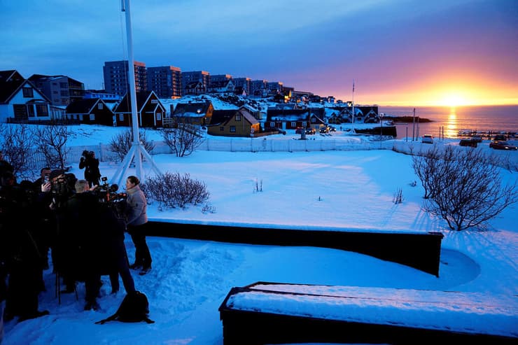 הנוף היפה בגרינלנד (צילום: Rasmussen/Ritzau Scanpix/via REUTERS) גרינלנד