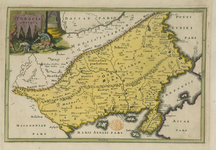 מפת תראקיה העתיקה