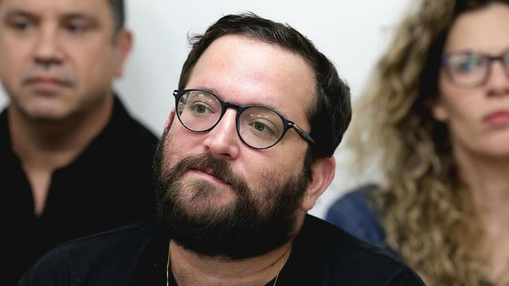 יונתן אוריך (צילום: אביגיל עוזי) יונתן אוריך ועמרי אסנהיים בדיון בבית המשפט השלום ראשל"צ